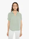 Xirena Cruz Top Aqua In Grey - Size X-large In Grey