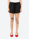 Xirena Declan Cotton Short In Black In Black