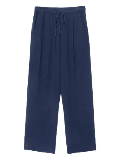 Xirena Devon Drawstring Trousers In Blue