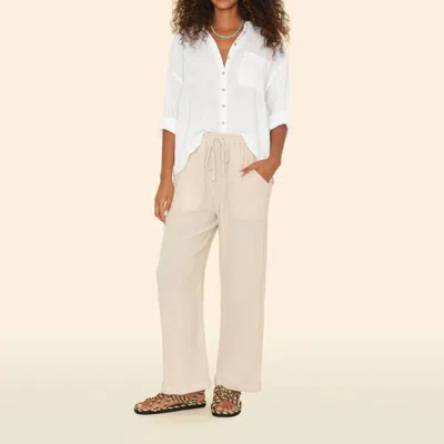 Xirena Devon Mid-rise Pull On Pant In Silver Slate In Multi