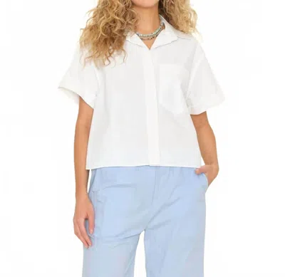 Xirena Drake Short Sleeve Shirt In White