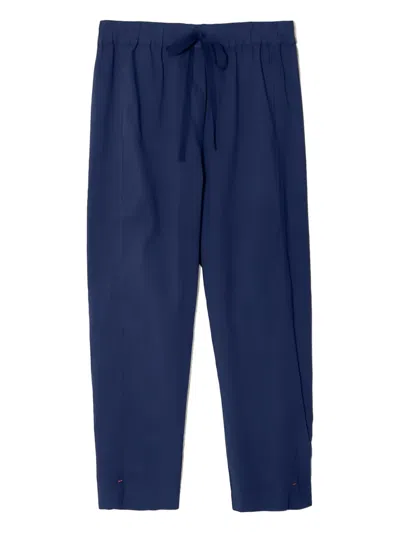 Xirena Draper Drawstring Trousers In Blue