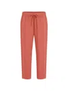 Xirena Draper Drawstring Trousers In Orange