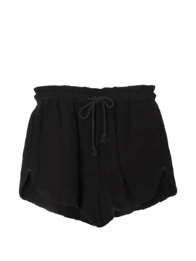 Xirena Drawstring-fastening Crinkled Shorts In Black