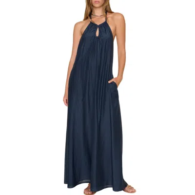 Xirena Drue Dress Blue Sapphire In Multi