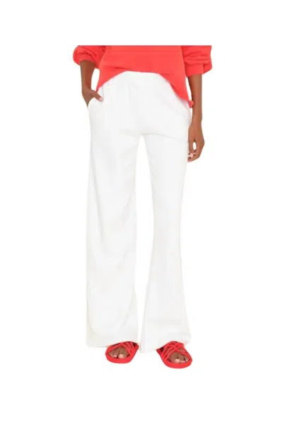 Xirena Emmette Wide Leg Sweatpant In Alabaster In White