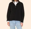 Xirena Ethan Pullover Sweater In Black In Black