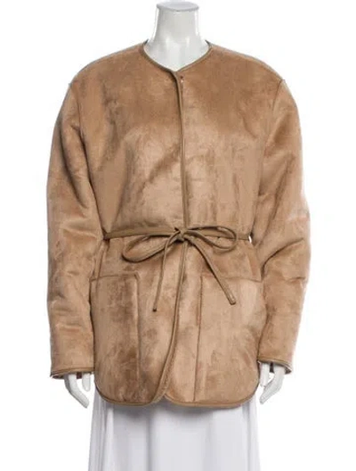 Pre-owned Xirena Faux Fur Jacket In Brown