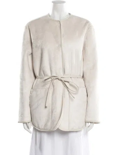 Pre-owned Xirena Faux Fur Jacket In Neutral