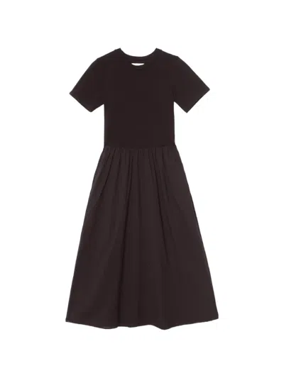 Xirena Fayth Short-sleeve Dress In Brown