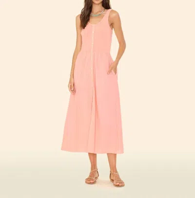 Xirena Fenix Sleeveless Maxi Dress In Grapefruit In Pink