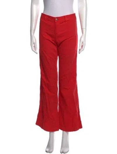 Pre-owned Xirena Flared Pants In Red