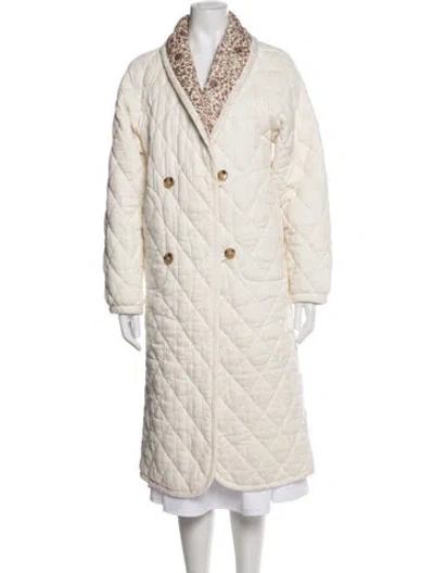 Pre-owned Xirena Floral Print Coat In Neutrals