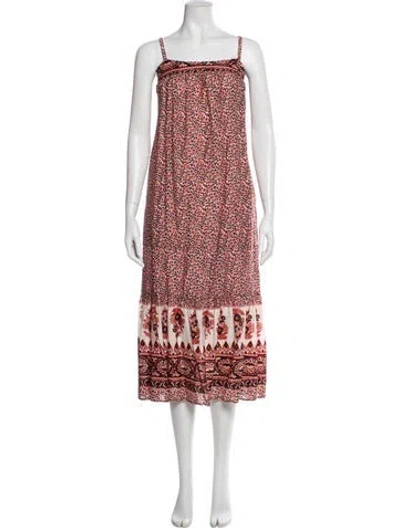Pre-owned Xirena Floral Print Midi Length Dress