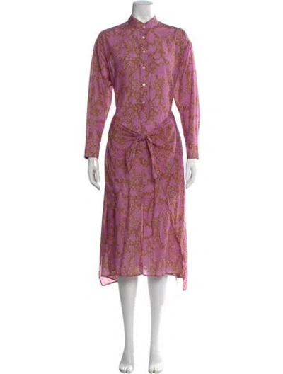 Pre-owned Xirena Floral Print Midi Length Dress In Multi