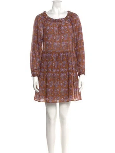 Pre-owned Xirena Floral Print Mini Dress In Multi