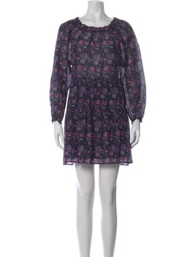 Pre-owned Xirena Floral Print Mini Dress In Multi