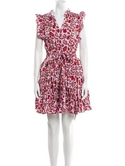 Pre-owned Xirena Floral Print Mini Dress In Pink