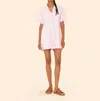 Xirena Franklin Button-down Romper In Gloss Pink In Multi