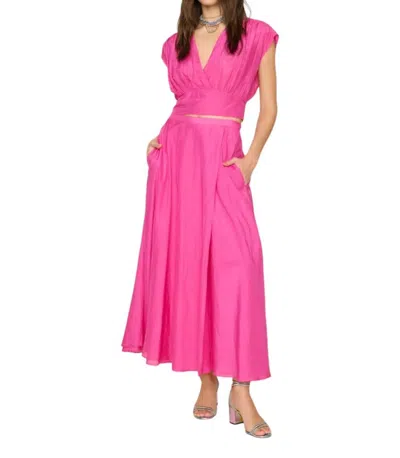 Xirena Gable Skirt In Star Ruby In Pink