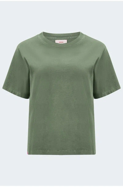 Xirena Georgy Tee In Vintage Seagrass In Khaki&#47;green