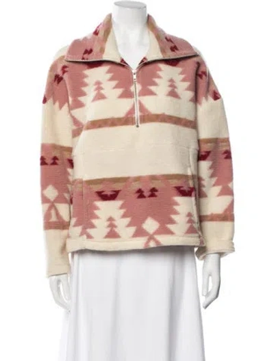 Pre-owned Xirena Graphic Print Sweater In Multicolor