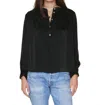Xirena Greer Top In Black In Black