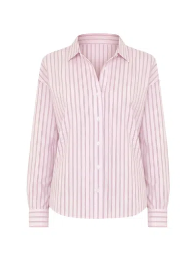Xirena Hayven Striped Shirt In Pink