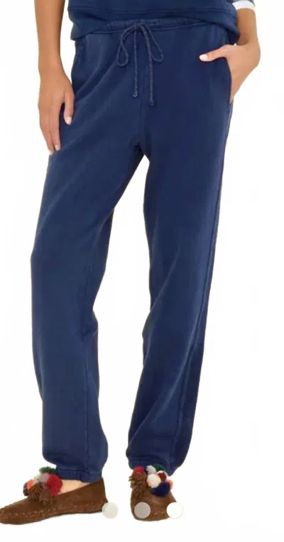 Xirena Hemming Sweatpant In Navy In Blue
