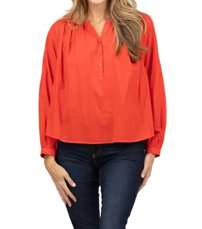 Xirena Hennessy Top In Racing Red