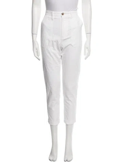 Pre-owned Xirena High-rise Skinny Leg Jeans In White