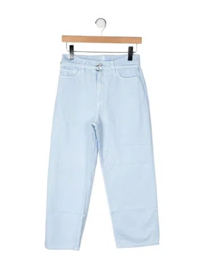 Pre-owned Xirena High-rise Straight Leg Jeans In Blue