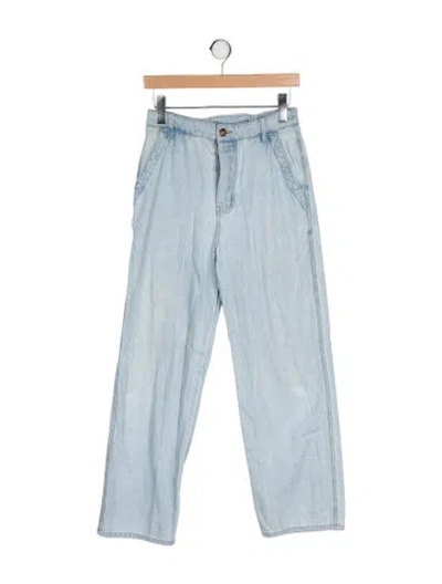Pre-owned Xirena High-rise Straight Leg Jeans In Blue