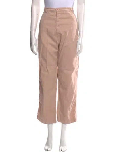 Pre-owned Xirena High-rise Straight Leg Jeans In Pink