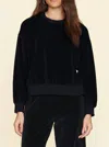 Xirena Huxley Sweatshirt In Black In Black