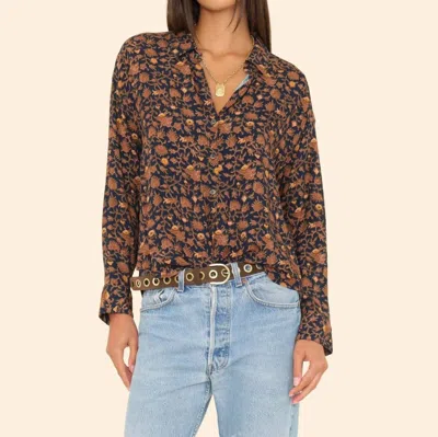 Xirena Jace Button-front Shirt In Golden Rod In Multi