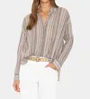 Xirena Jace Shirt In Coco Shell In Multi