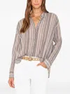 Xirena Jace Shirt In Coco Shell In Multi