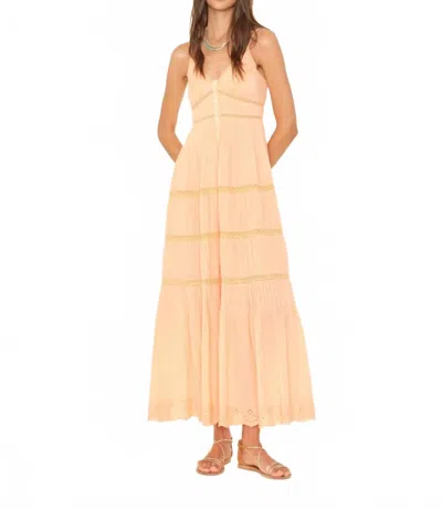 Xirena Janis Midi Dress In Soft Peach In Orange