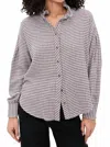 Xirena Jensen Shirt In Baby Blue Check In Multi