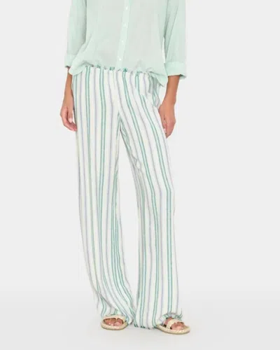 Xirena Joseph Pant In Blue Moss Stripe In Multi