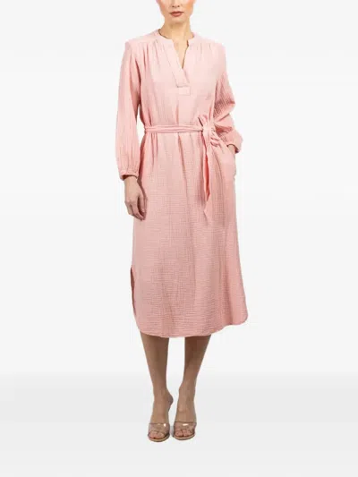 Xirena Josephine Tie-waist Midi Dress In Pink