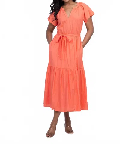 Xirena Joy Midi Dress In Sugar Poppy In Orange