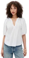 Xirena Jules Top White In White
