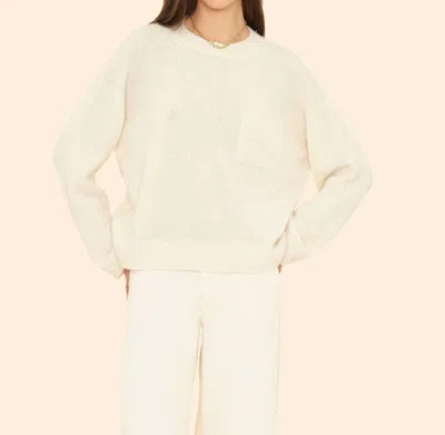 Xirena Julien Pullover Sweater In Frost In White