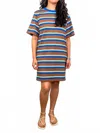 Xirena Justine Dress In Mocha Stripe In Multi