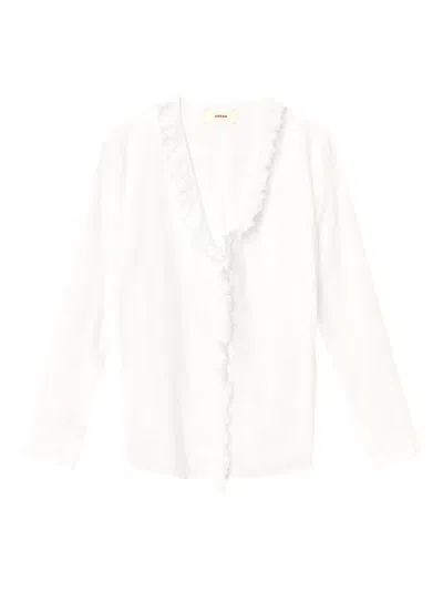Xirena Kayde Cotton Shirt In White