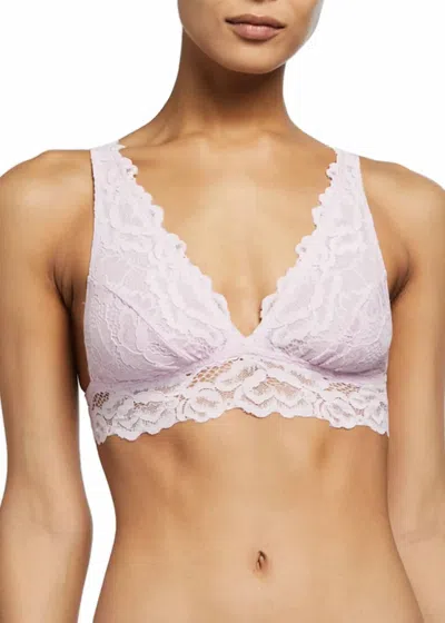 Xirena Lace Triangle Bra In Pink In Purple