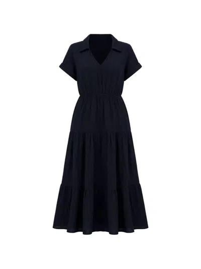 Xirena Larissa Tiered Dress In Black