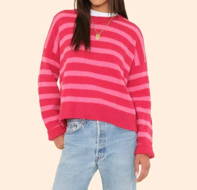 Xirena Lela Crewneck Sweater In Red Rose In Pink